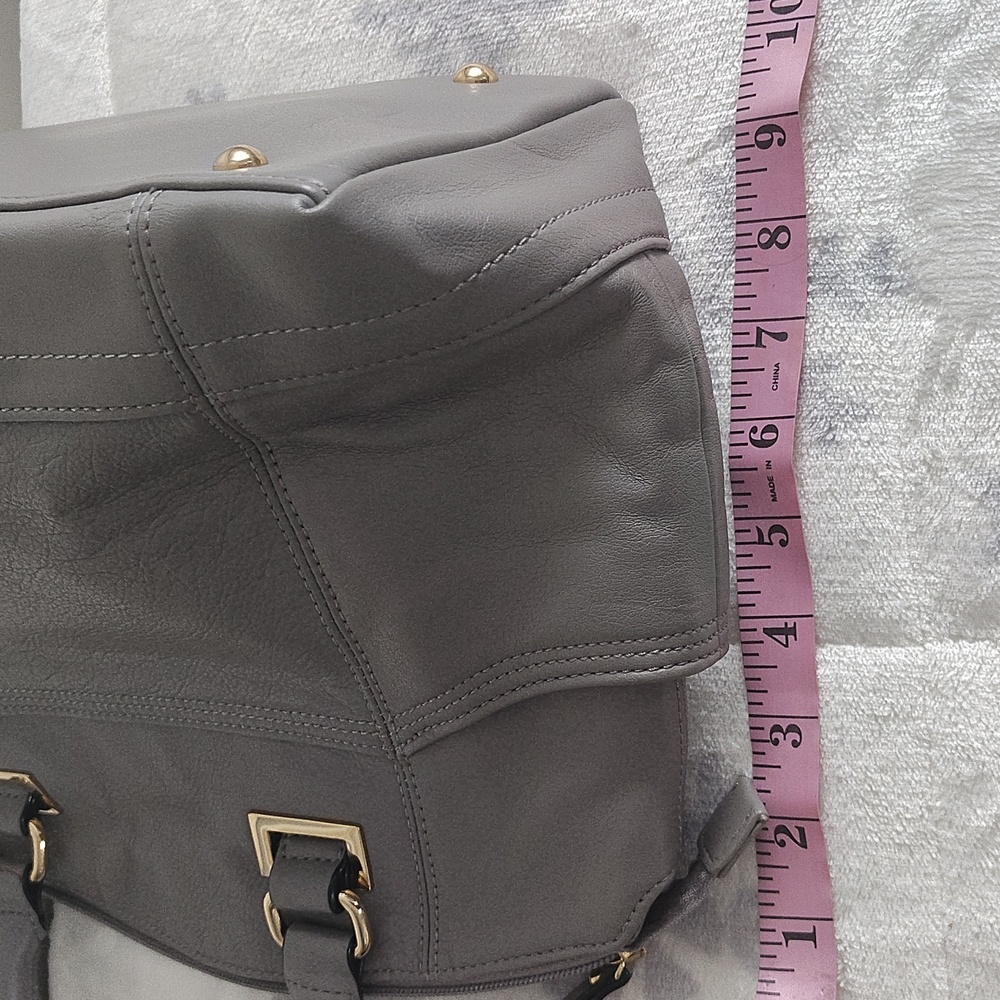 Tignanello Pretty Pockets Grey Leather Shoulder Bag - Picture 6 of 10